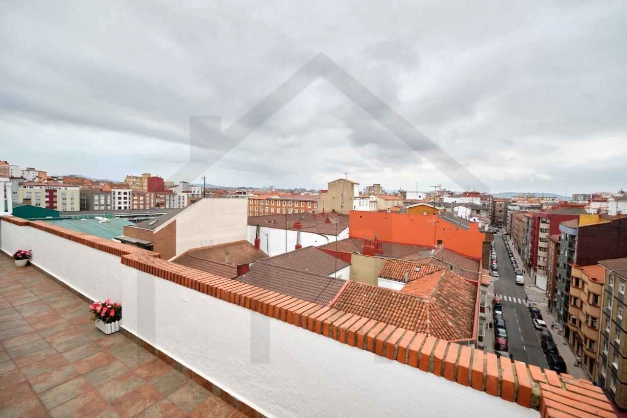 Bed and Breakfast Espectacular Atico A Un Paso Del Centro De Gijón Exterior foto
